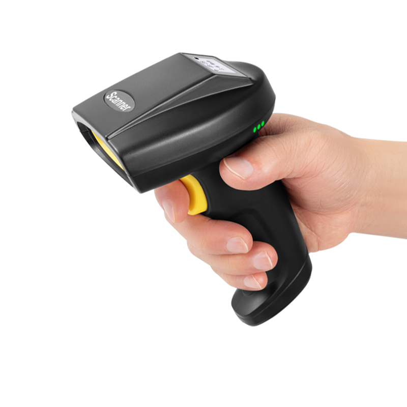Document Scanner Portable - ماسح الباركود اللاسلكي 2D و2.4G، قارئ