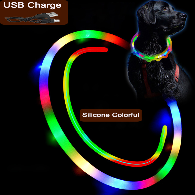 Tech Dog Accessories - 3 طرق الكلب Luminou تهمة طوق