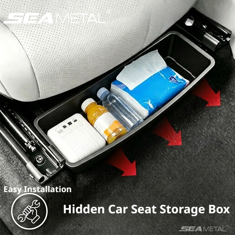 Tech Accessories For Car - صندوق تخزين تحت المقعد من SEAMETAL،