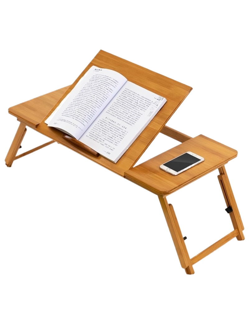 Laptop Stand Bamboo - حامل كمبيوتر محمول من الخيزران قابل