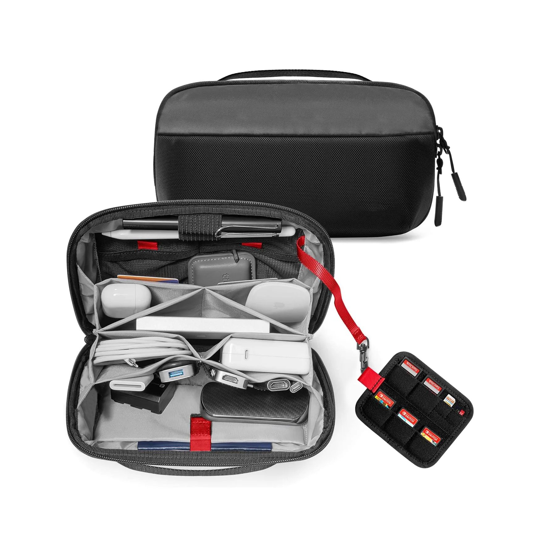 Tech Accessories Storage - حقيبة تنظيم أدوات السفر، حافظة إلكترونية
