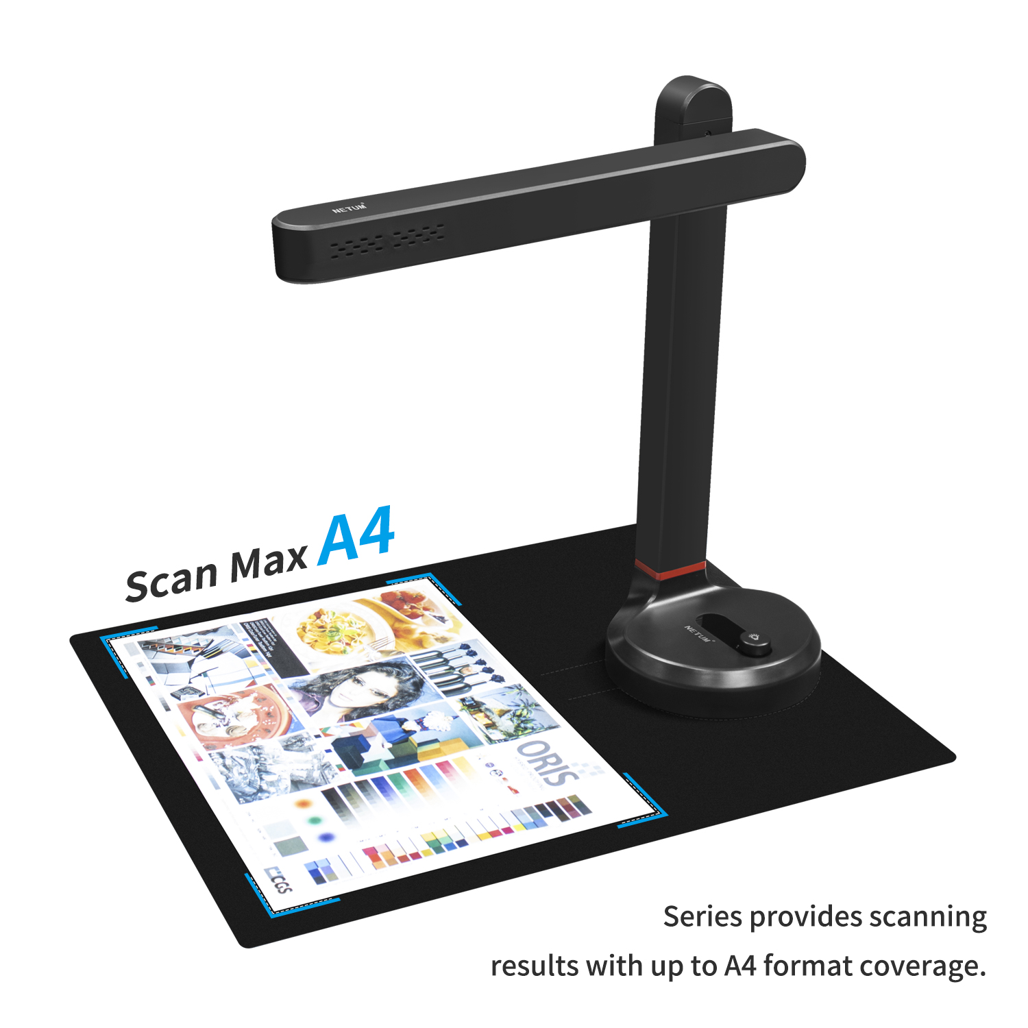 Document Scanner Portable - NETUM كتاب الماسح الضوئي T101 ضبط