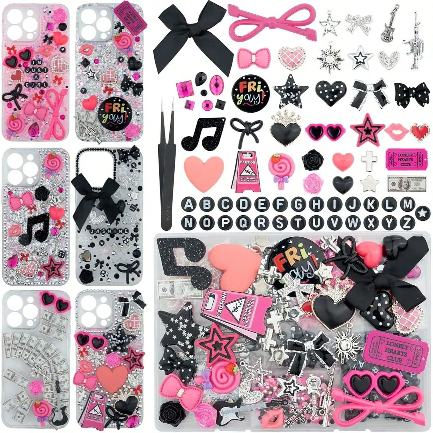 Nail Tech Accessories - 1050 قطعة من مجموعة زينة حافظات