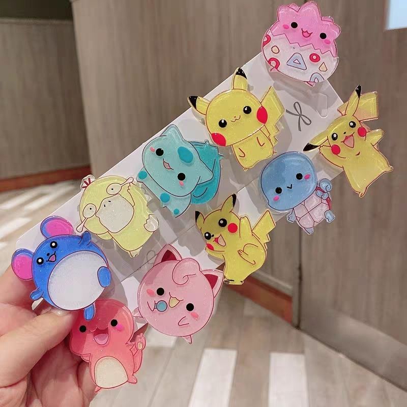 Tech Hair Accessories - مشابك شعر بوكيمون، دبابيس شعر، إكسسوارات