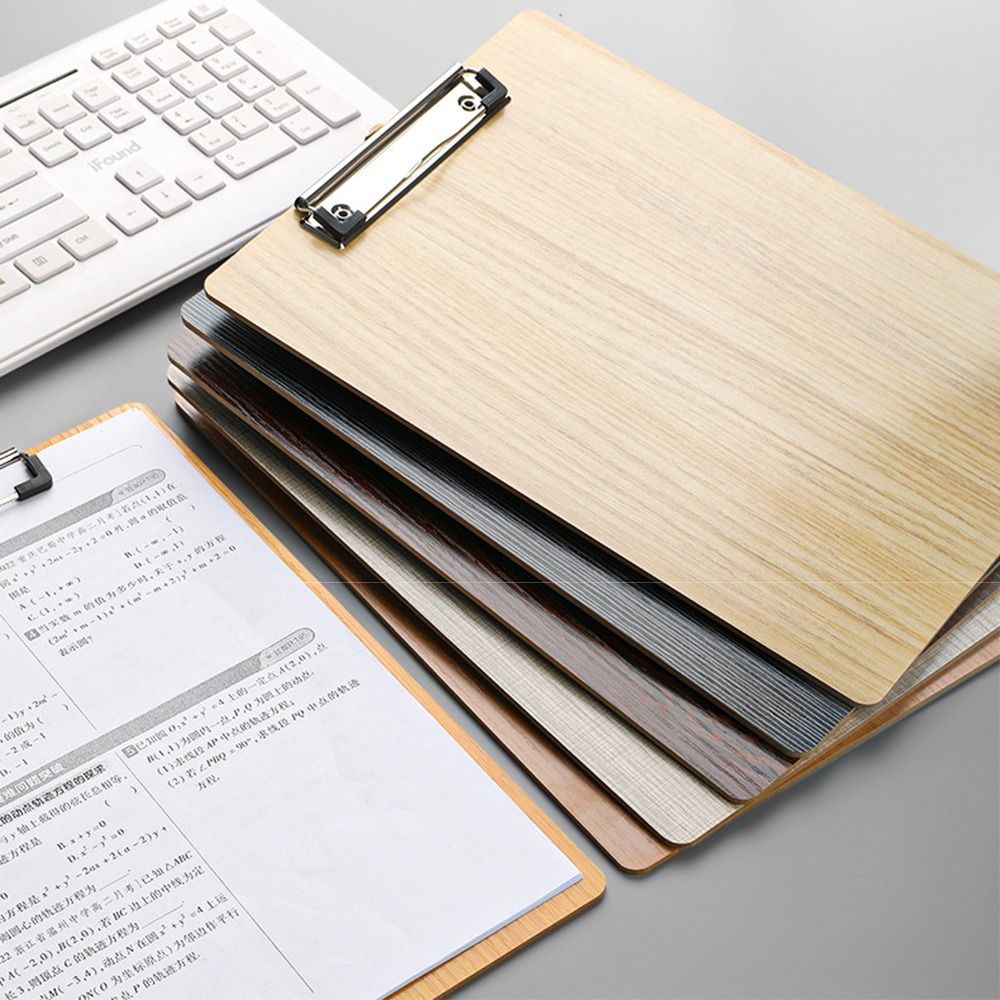 Document Scanner Portable - حافظة مذكرات خشبية محمولة مقاس A4