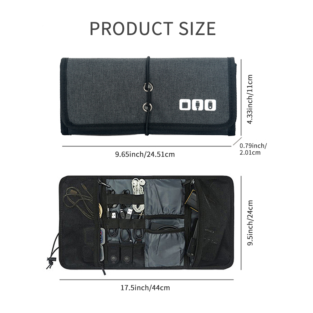 Tech Accessories Storage - حقيبة تنظيم الكابلات المنزلية | حقيبة