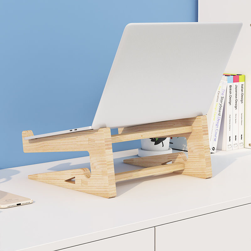 Laptop Stand Bamboo - حامل الكمبيوتر المحمول لماك بوك برو