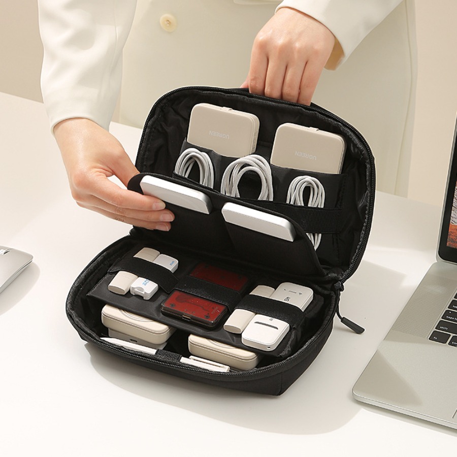 Tech Accessories Gifts For Men - منظم أسلاك محمول للسفر، حافظة تخزين