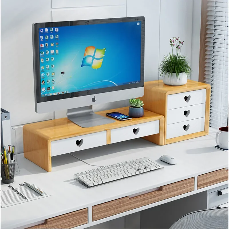 Laptop Stand Bamboo - حامل مكتب من الخيزران الطبيعي، حامل