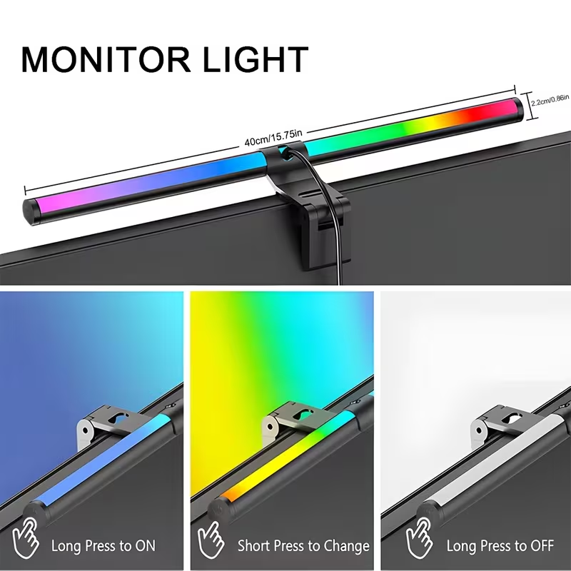 شريط إضاءة LED للشاشة مع جهاز  - مراجعة Monitor Light Bar وسعره
