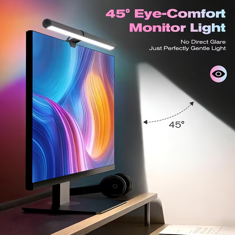شريط إضاءة LED يعمل بالطاقة عب - مراجعة Monitor Light Bar وسعره