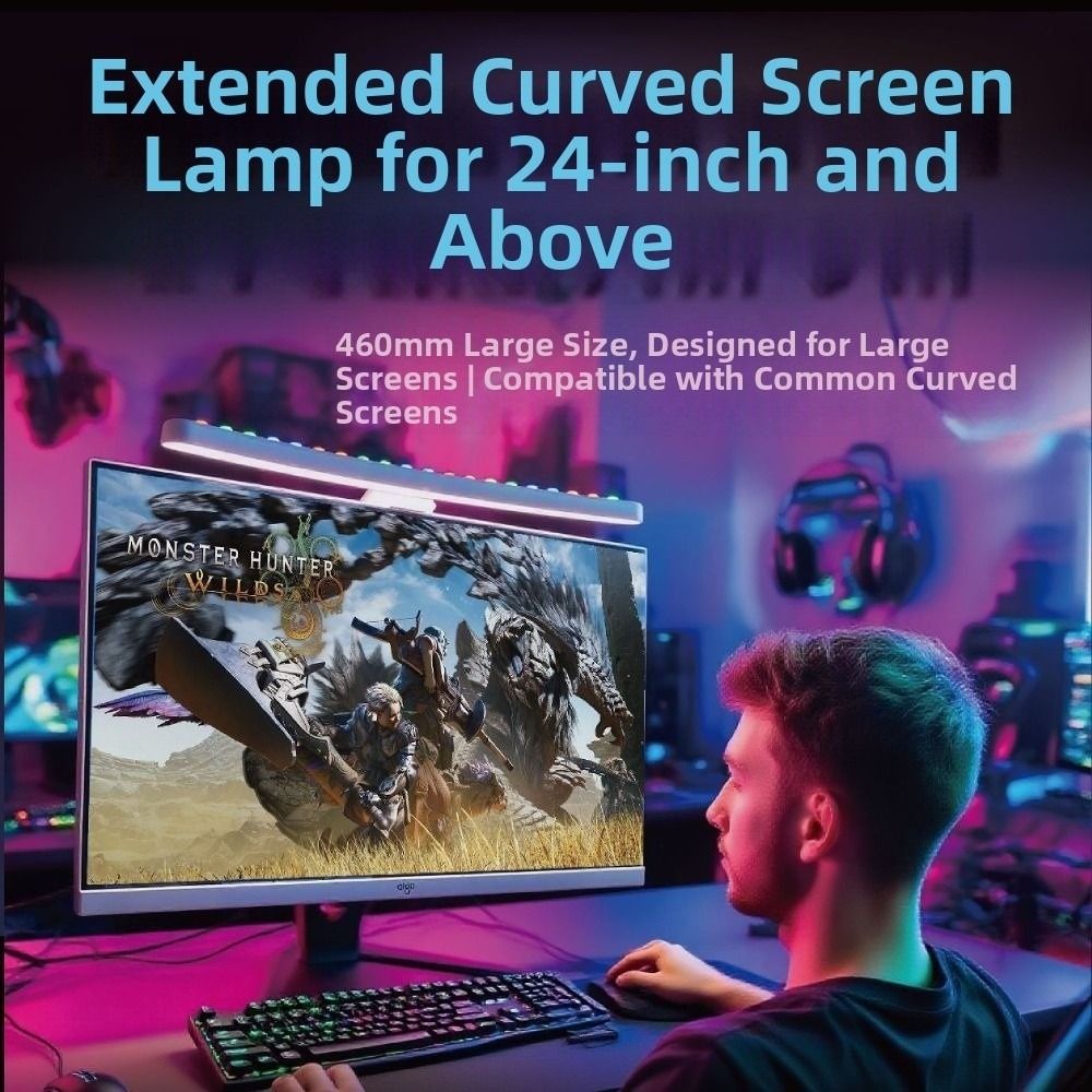 شريط إضاءة RGB للتحكم باللمس م - مراجعة Monitor Light Bar وسعره