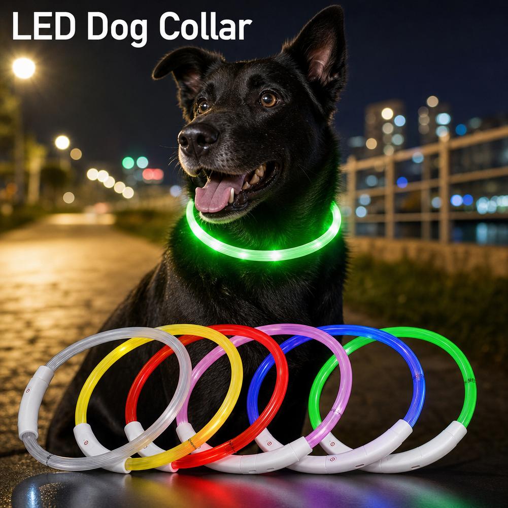 طوق مضيء للكلاب مقاوم للماء، ط - مراجعة Tech Dog Accessories وسعره