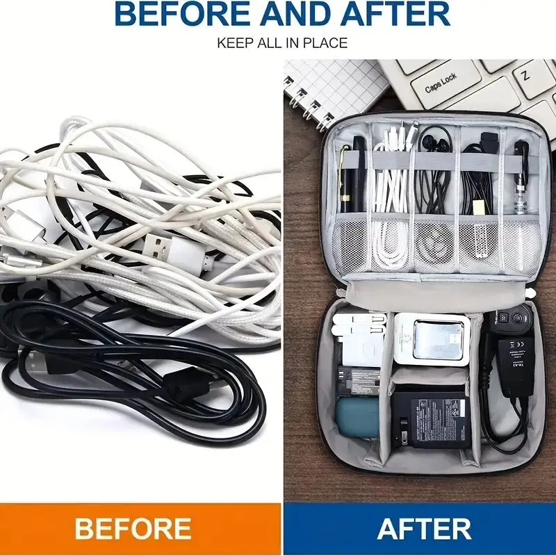 حافظة تنظيم تقنية محمولة لتخزي - مراجعة Tech Accessories Storage وسعره