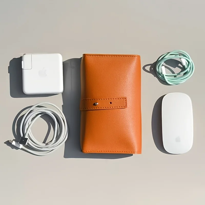 منظم متعدد الأقسام من الجلد ال - مراجعة Tech Accessories Storage وسعره