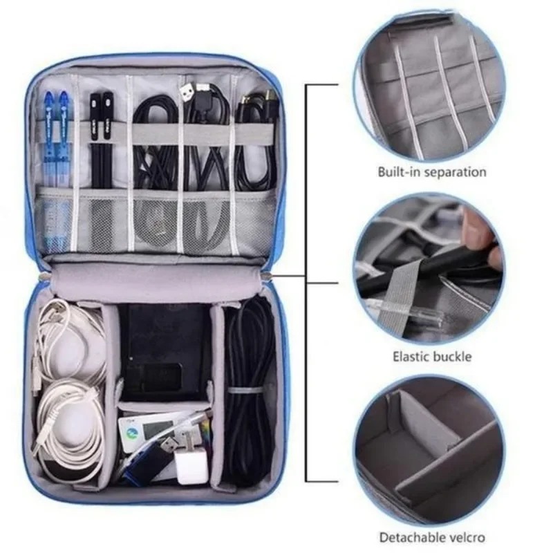حقيبة تنظيم الإلكترونيات للسفر - مراجعة Tech Accessories Storage وسعره