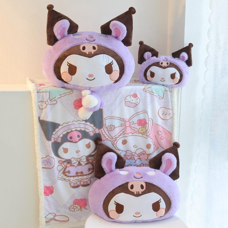 وسادة وبطانية كورومي الكرتونية - مراجعة Kawaii Tech Accessories وسعره