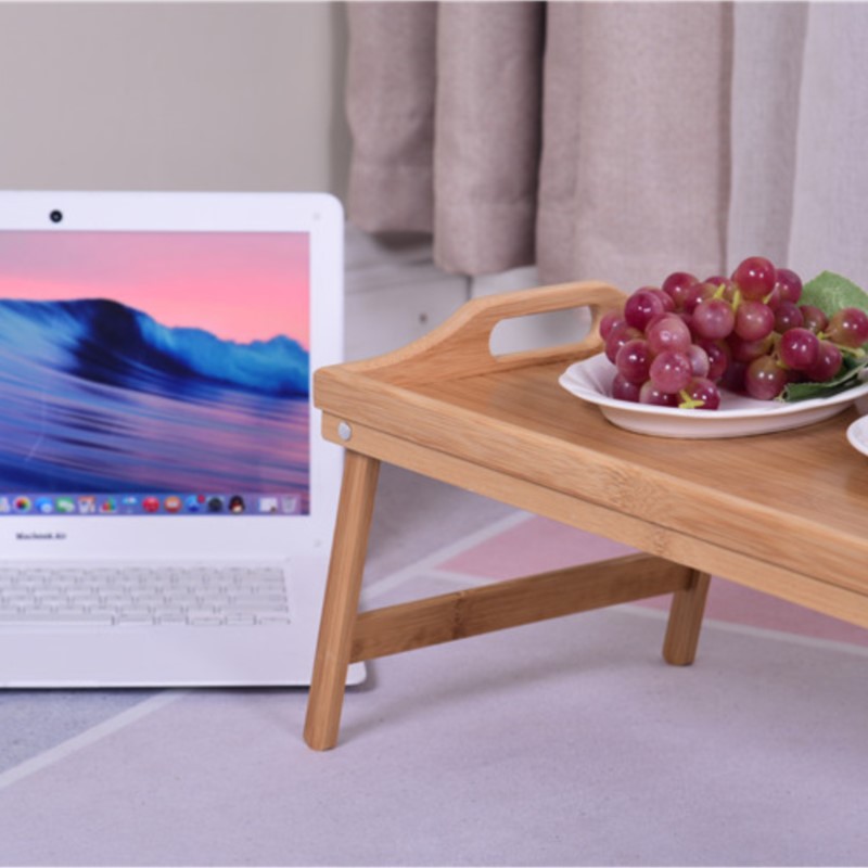 المحمولة الخيزران الخشب السرير - مراجعة Laptop Stand Bamboo وسعره