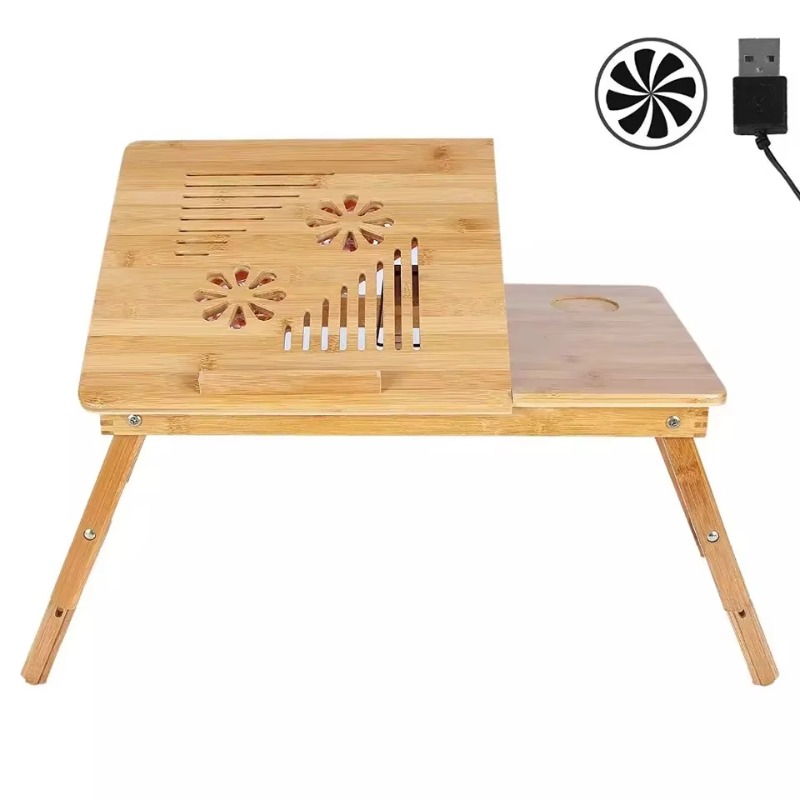 حامل كمبيوتر محمول قابل للتعدي - مراجعة Laptop Stand Bamboo وسعره