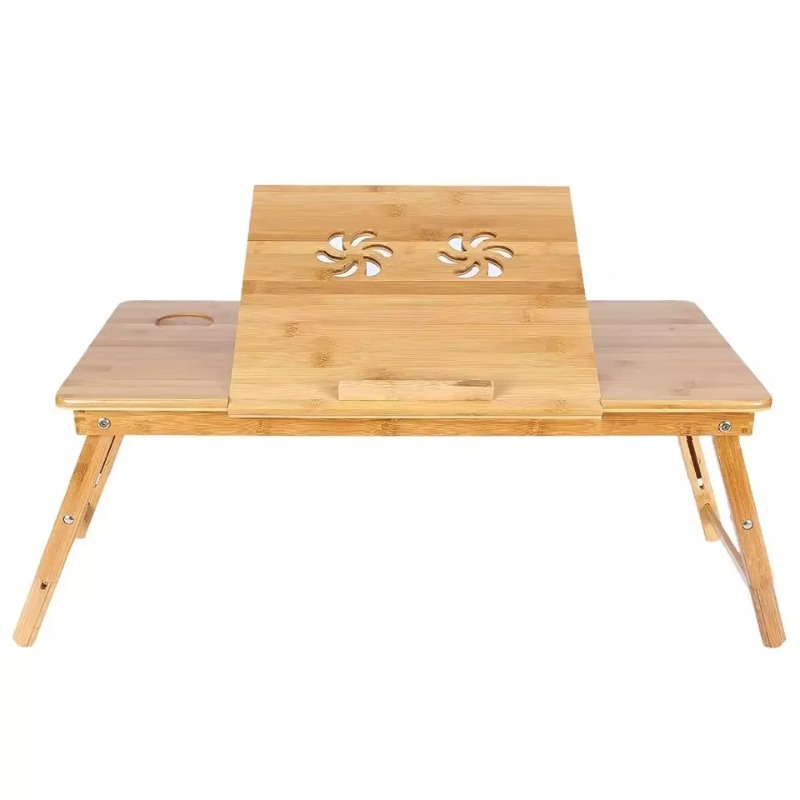 حامل كمبيوتر محمول قابل للتعدي - مراجعة Laptop Stand Bamboo وسعره