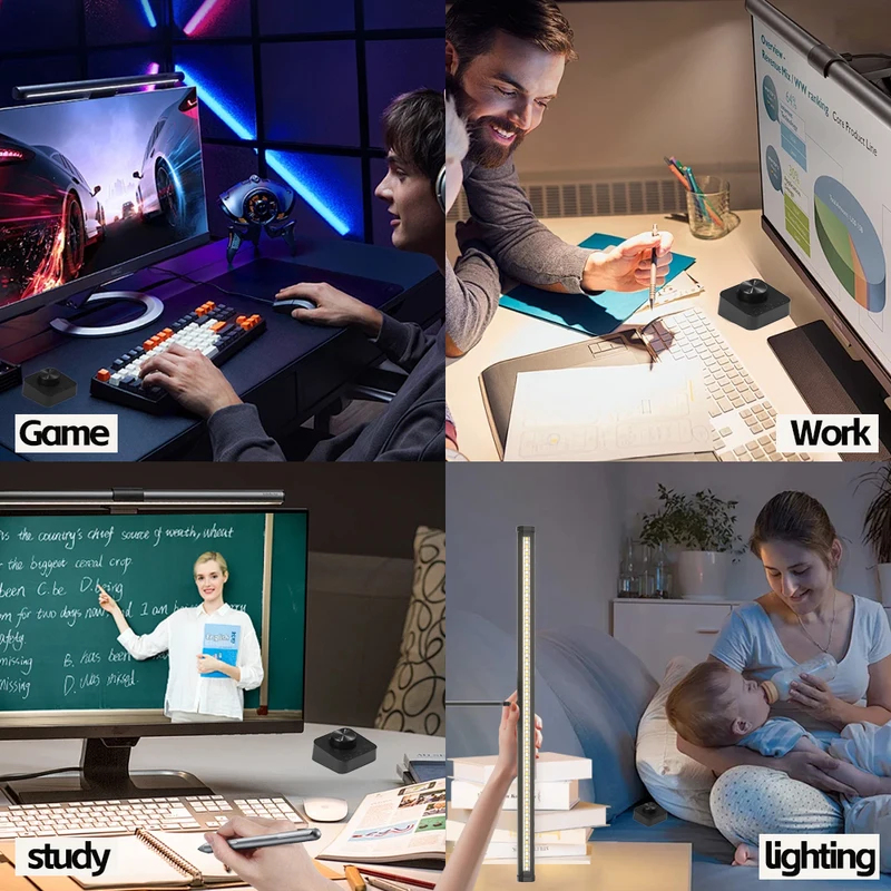 مصباح مكتب LED محمول للعناية ب - مراجعة Monitor Light Bar وسعره