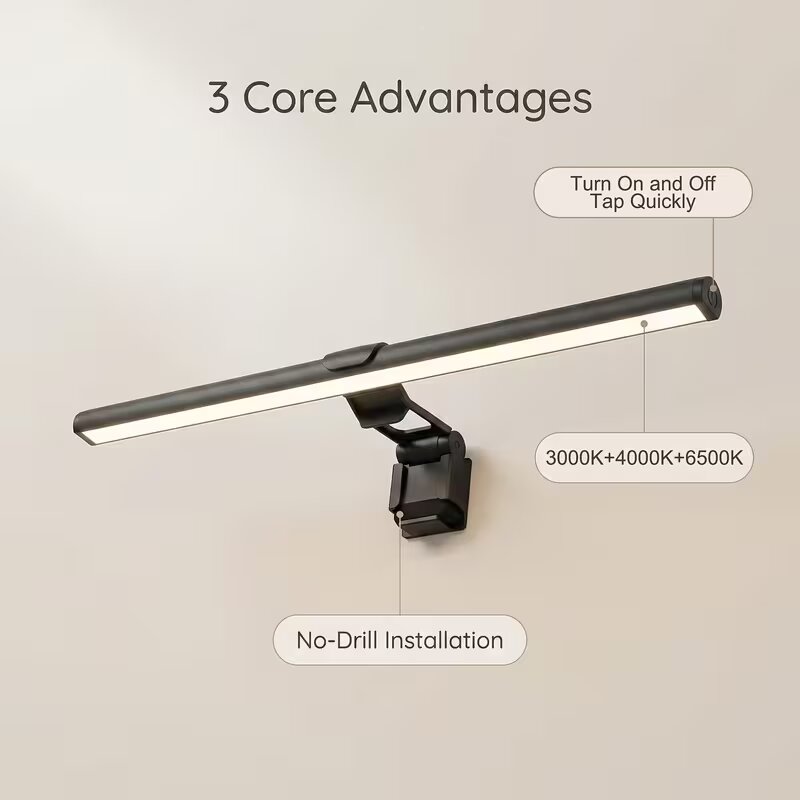 شريط إضاءة للشاشة يعمل بالـUSB - مراجعة Monitor Light Bar وسعره