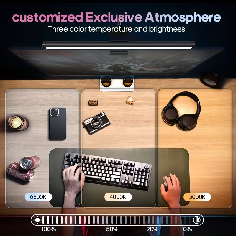 شريط إضاءة للشاشة يعمل بالـUSB - مراجعة Monitor Light Bar وسعره