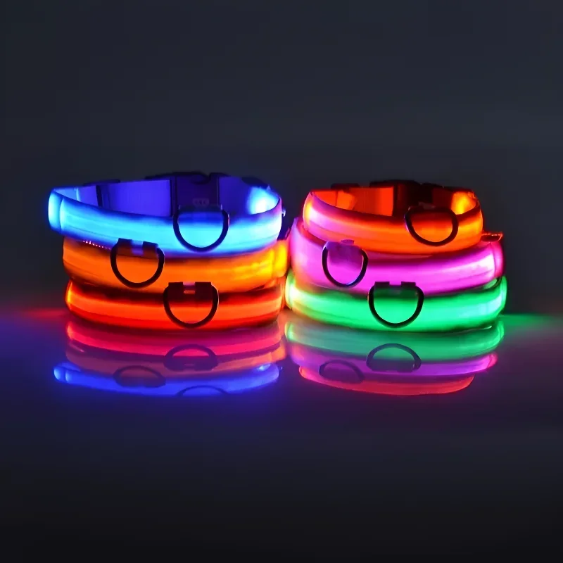 طوق كلب من النايلون مع إضاءة L - مراجعة Tech Dog Accessories وسعره