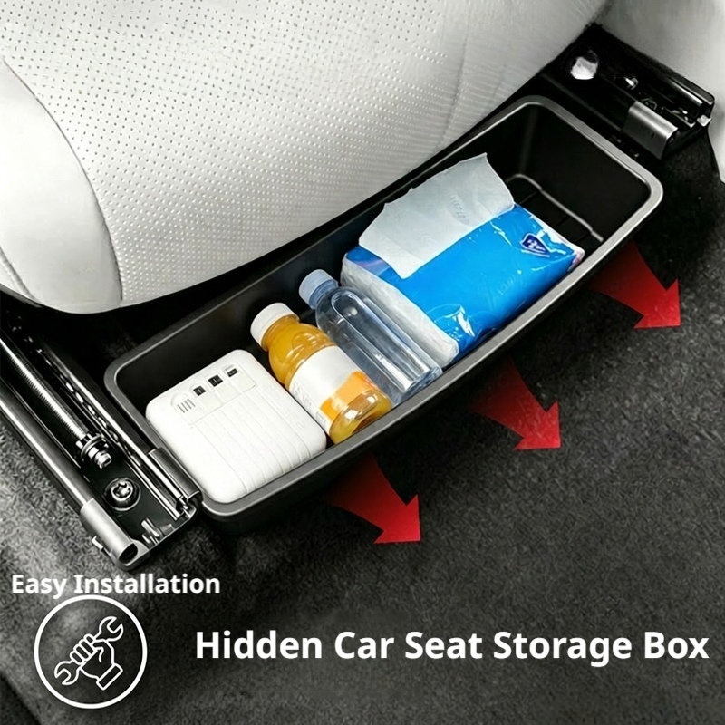 صندوق تخزين تحت المقعد، منظم ع - مراجعة Tech Accessories For Car وسعره