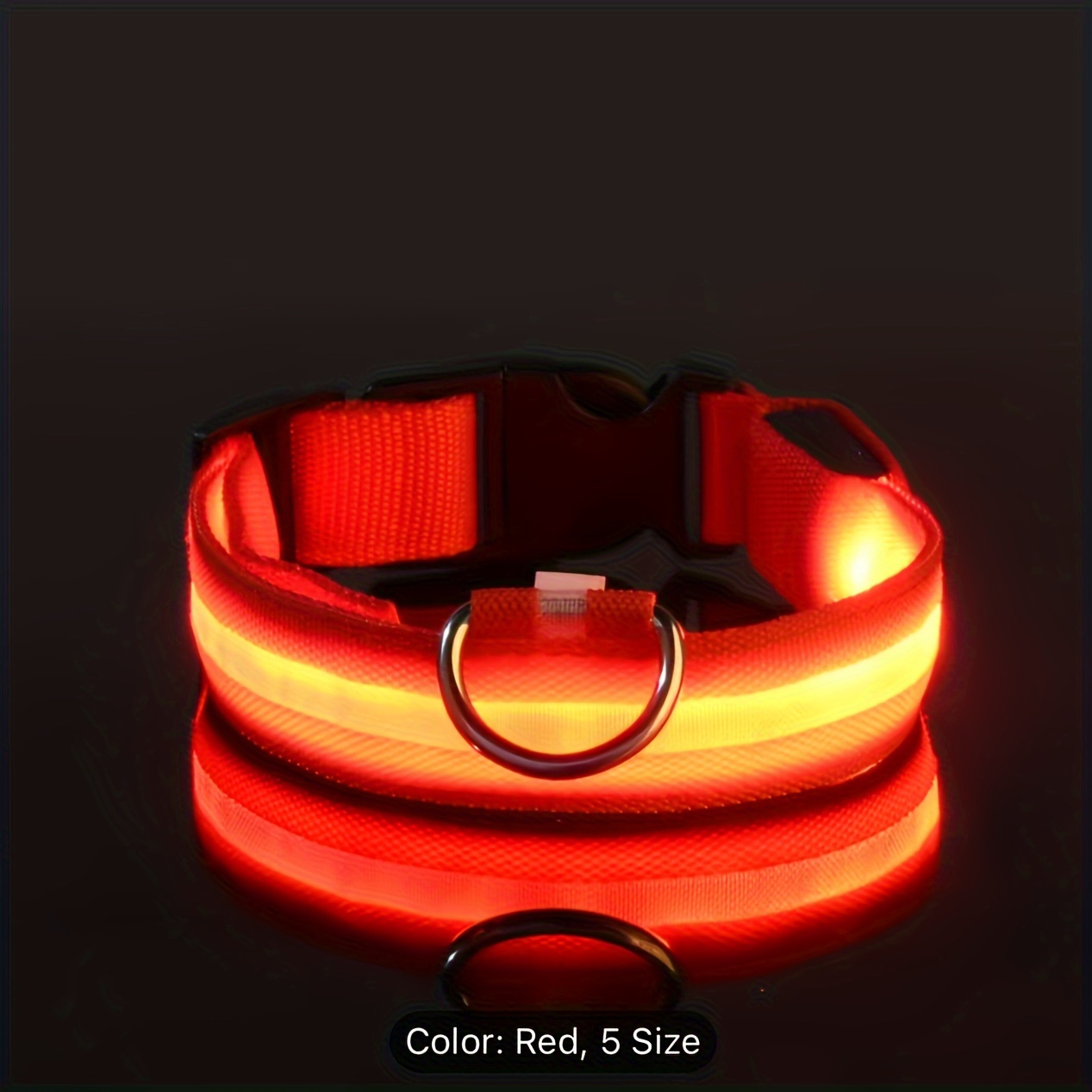 طوق كلب عاكس LED للسلامة الليل - مراجعة Tech Dog Accessories وسعره