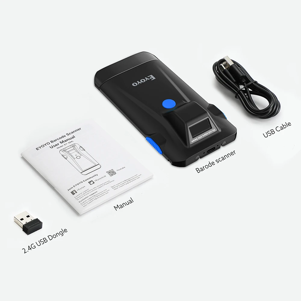 Eyoyo EY-024 2D بلوتوث ماسح ال - مراجعة Document Scanner Portable وسعره