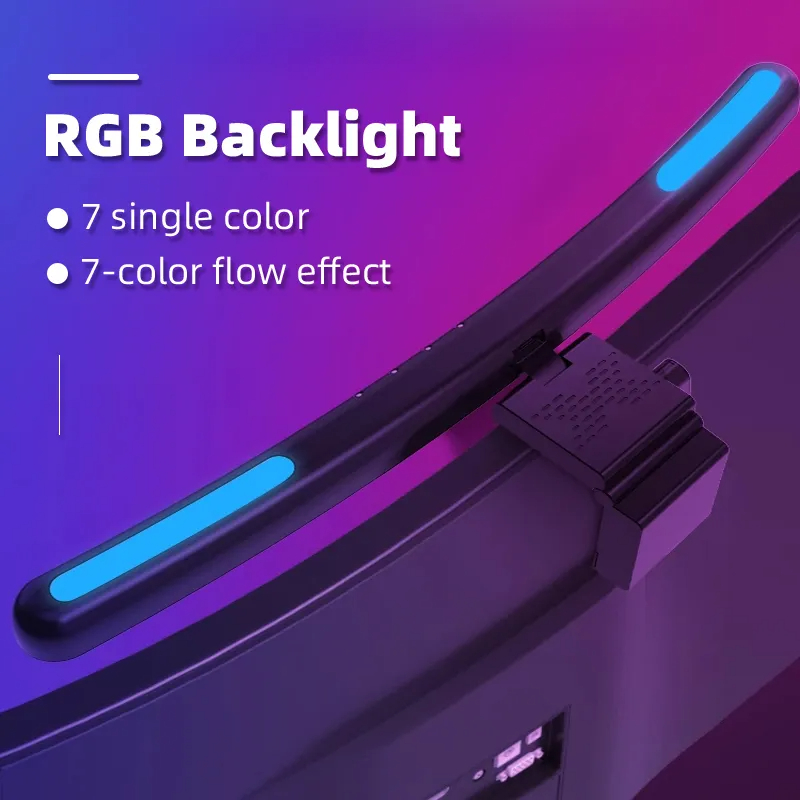 شريط ضوء LED منحني ، مصباح شاش - مراجعة Monitor Light Bar وسعره